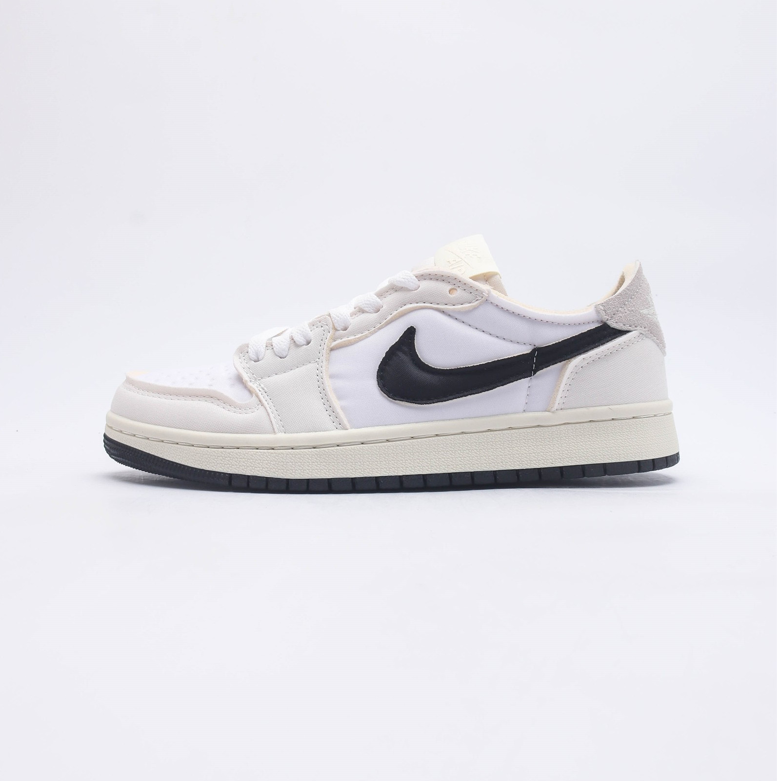 Women's Running Weapon Air Jordan 1 White/Cream Shoes 0329 Women's Running Weapon Air Jordan 1 White/Cream Shoes 0329